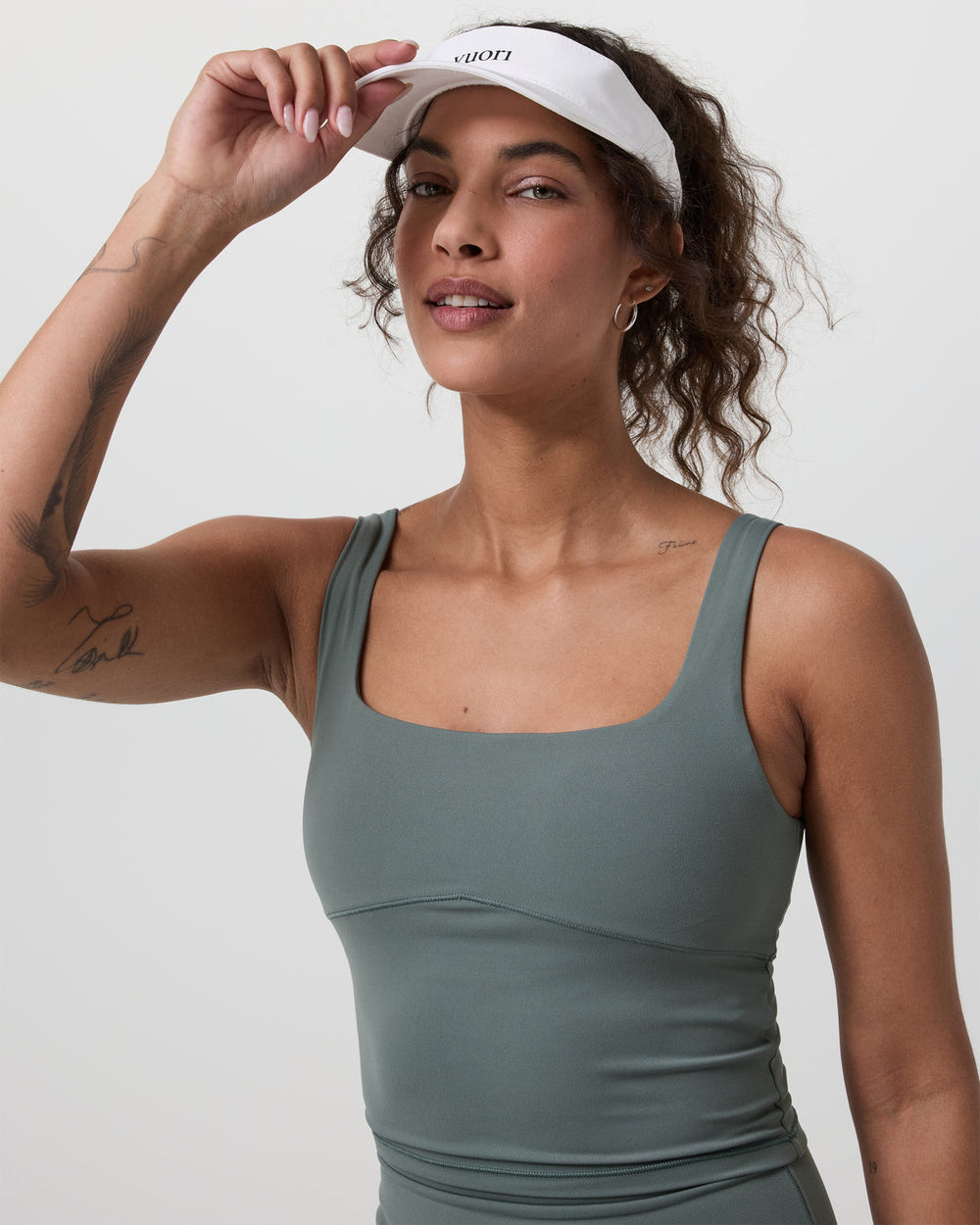 Topspin Visor 2.0 White | Vuori
