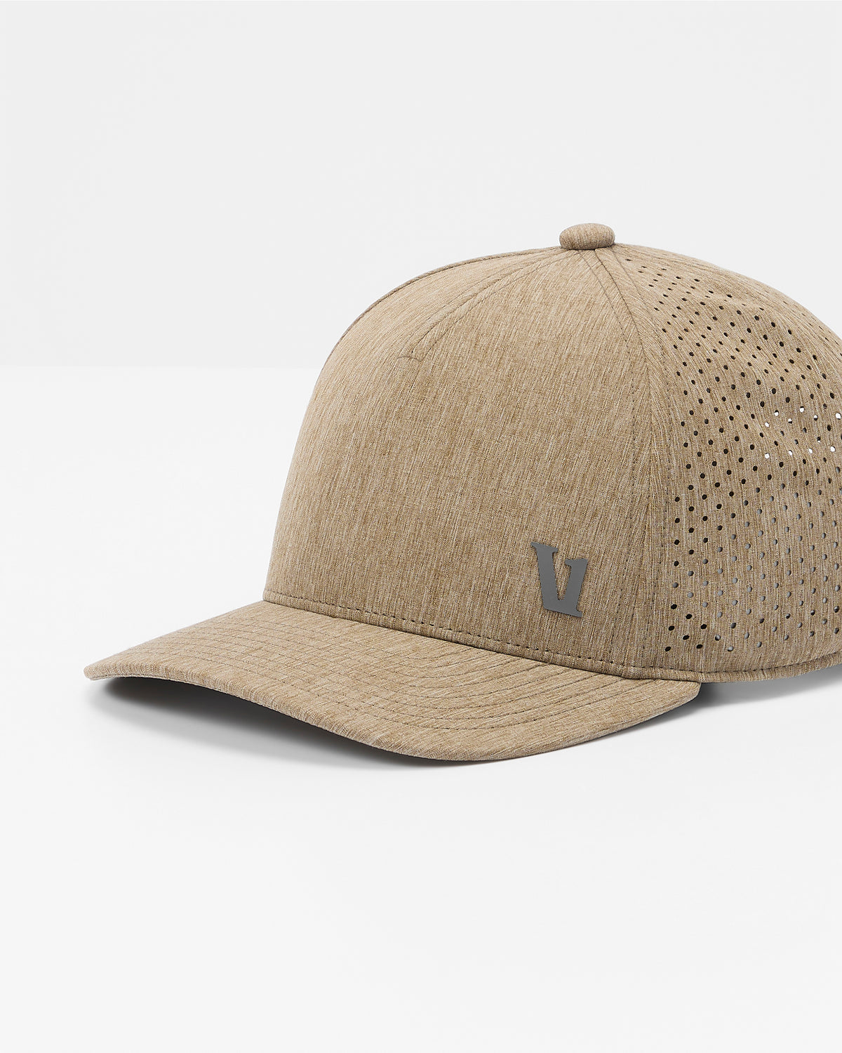 V1 Water Tech Hat Sorrel Brown Heather Five-Panel Hat | Vuori For sale