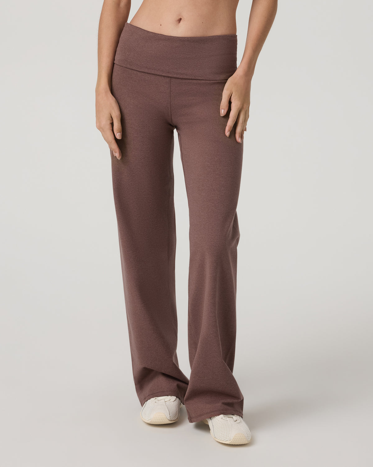 Granite Foldover Straight Leg Women's Sable Heather Pant | Vuori For sale