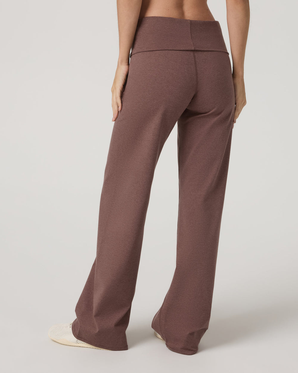 Granite Foldover Straight Leg Women's Sable Heather Pant | Vuori For sale