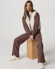 Granite Foldover Straight Leg Women's Sable Heather Pant | Vuori For sale