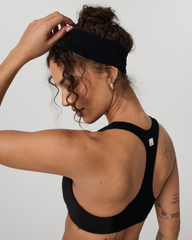 Halo Essential Headband Black Heather Soft Headband | Vuori Online