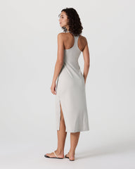 Halo Racerback Dress Ecru Heather | Vuori Clothing