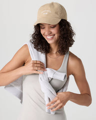 Halo Racerback Dress Ecru Heather | Vuori Clothing