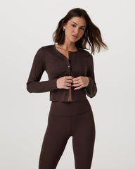 Halo Cardigan 2.0 Java Heather | Vuori Sale