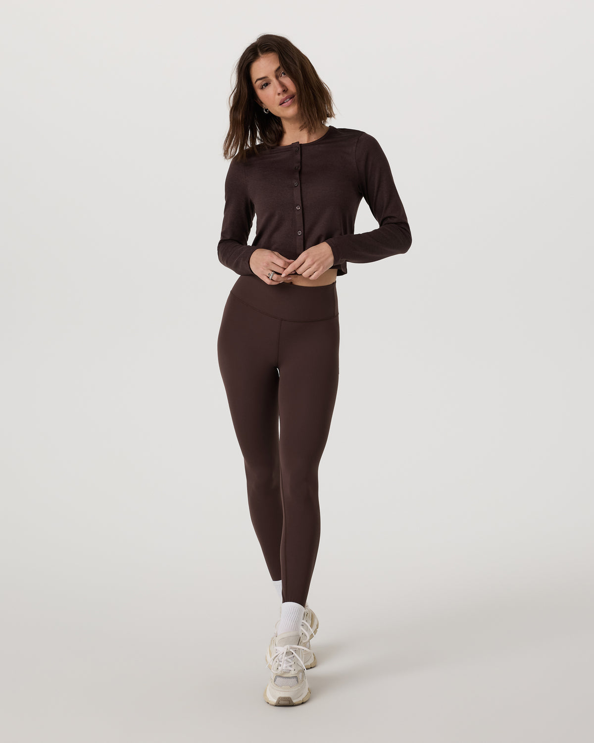 Halo Cardigan 2.0 Java Heather | Vuori Sale