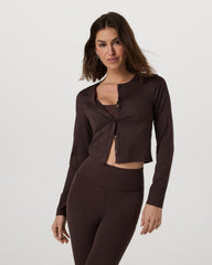 Halo Cardigan 2.0 Java Heather | Vuori Sale