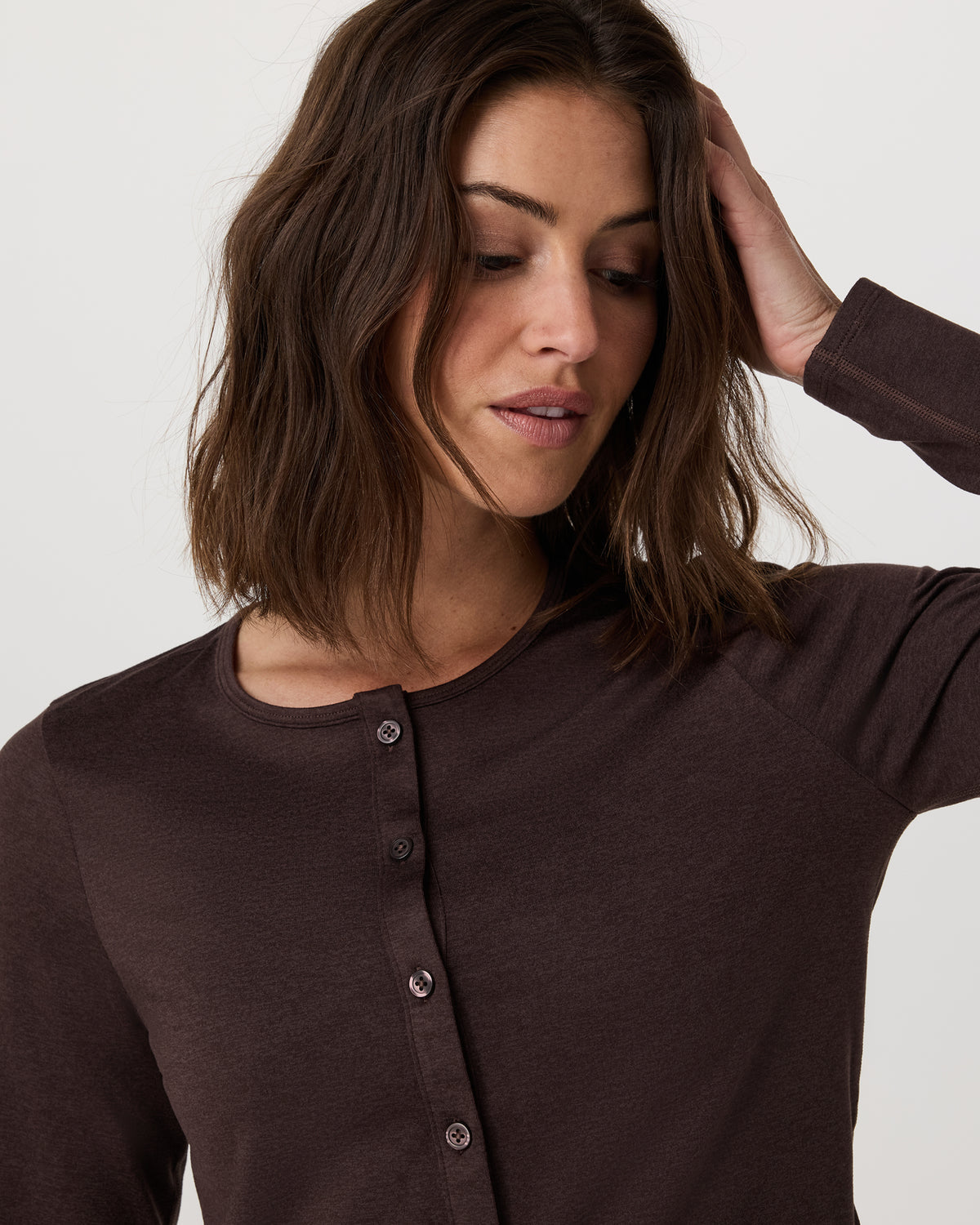 Halo Cardigan 2.0 Java Heather | Vuori Sale
