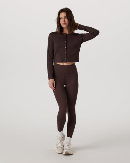 Halo Cardigan 2.0 Java Heather | Vuori Sale