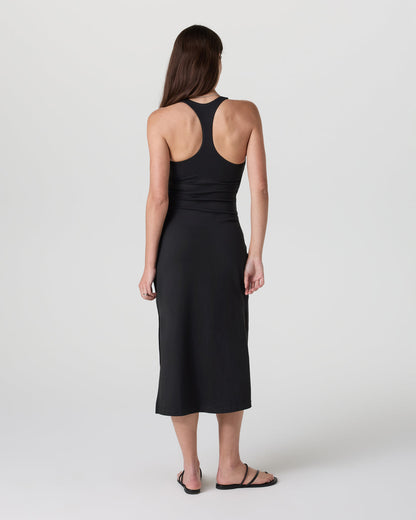 Halo Racerback Dress Solid Black | Vuori Online