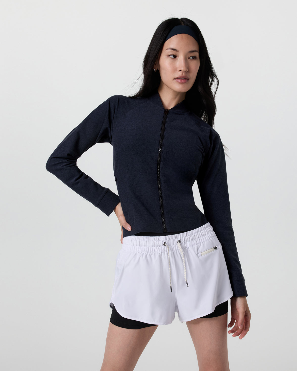 Elevation Track Jacket Midnight Heather | Vuori Outlet