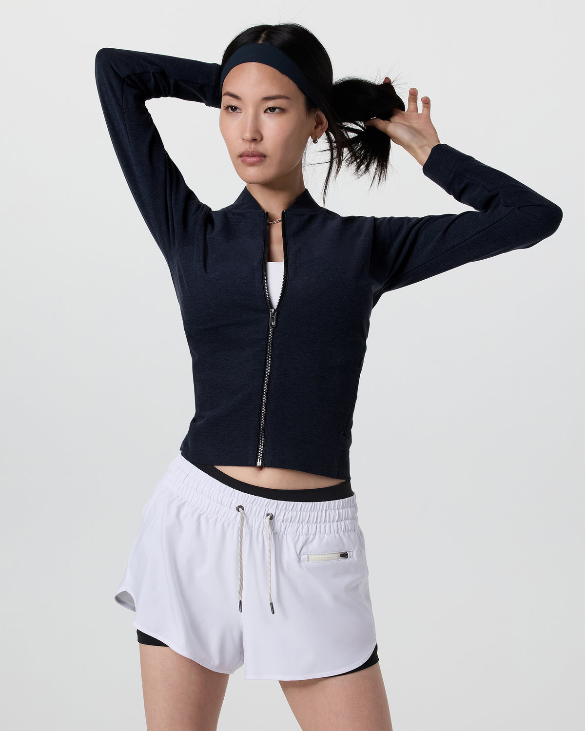 Elevation Track Jacket Midnight Heather | Vuori Outlet