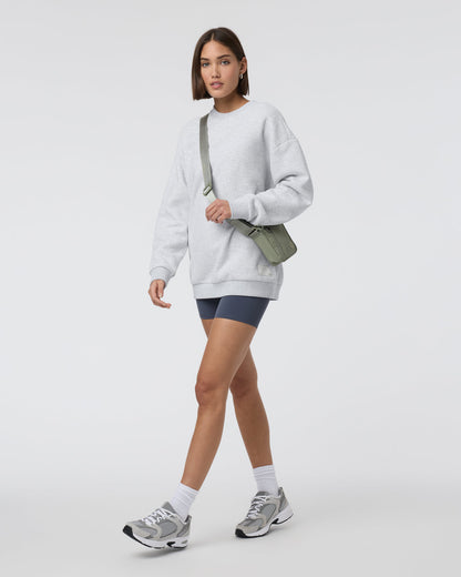Restore Oversized Crew 2.0 Pale Grey Heather | Vuori Sale