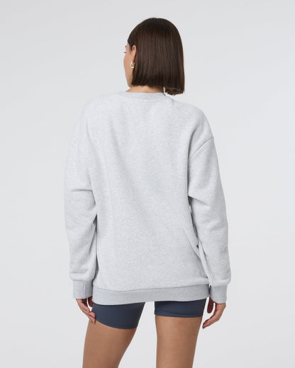 Restore Oversized Crew 2.0 Pale Grey Heather | Vuori Sale