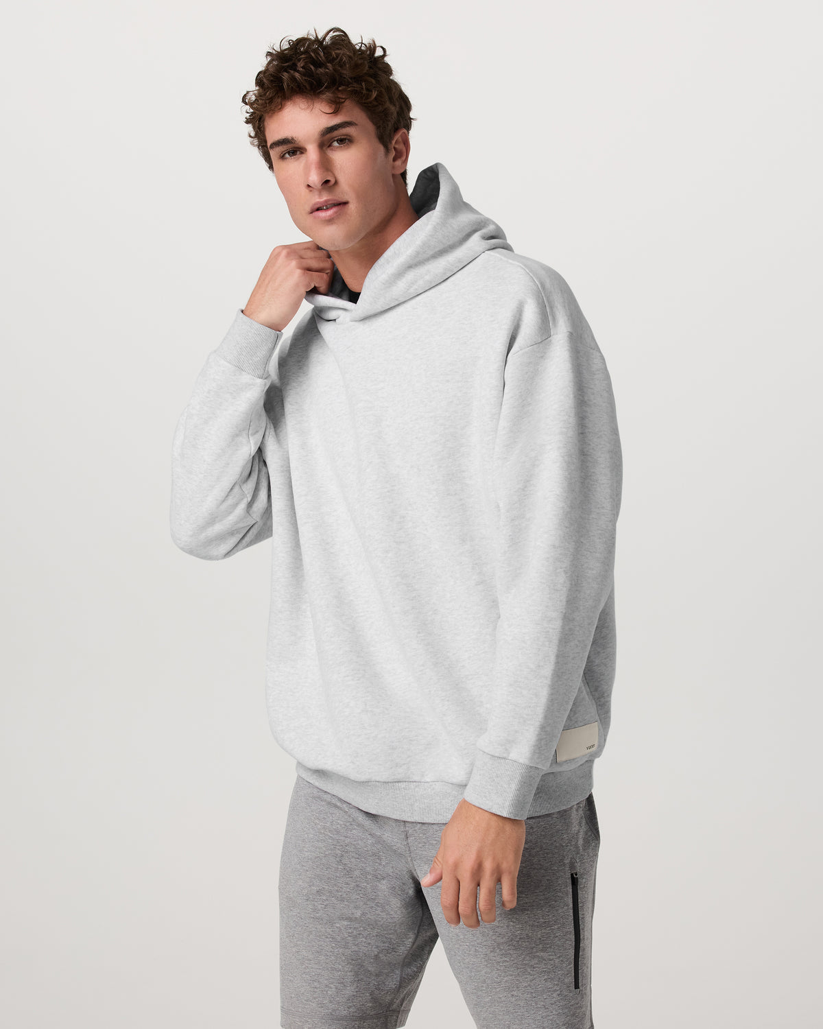 Restore Oversized Hoodie Pale Grey Heather | Vuori On sale
