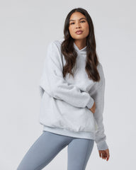 Restore Oversized Hoodie Pale Grey Heather | Vuori On sale
