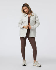 Restore Shirt Jacket Salt French Terry Shirt | Vuori For sale