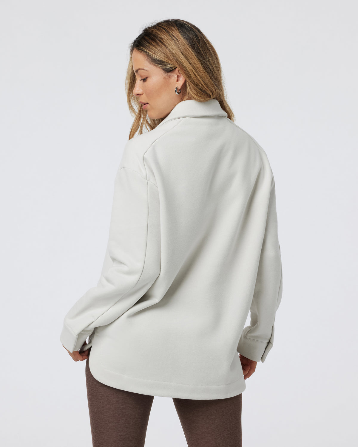 Restore Shirt Jacket Salt French Terry Shirt | Vuori For sale