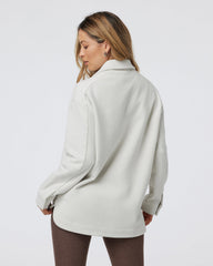 Restore Shirt Jacket Salt French Terry Shirt | Vuori For sale