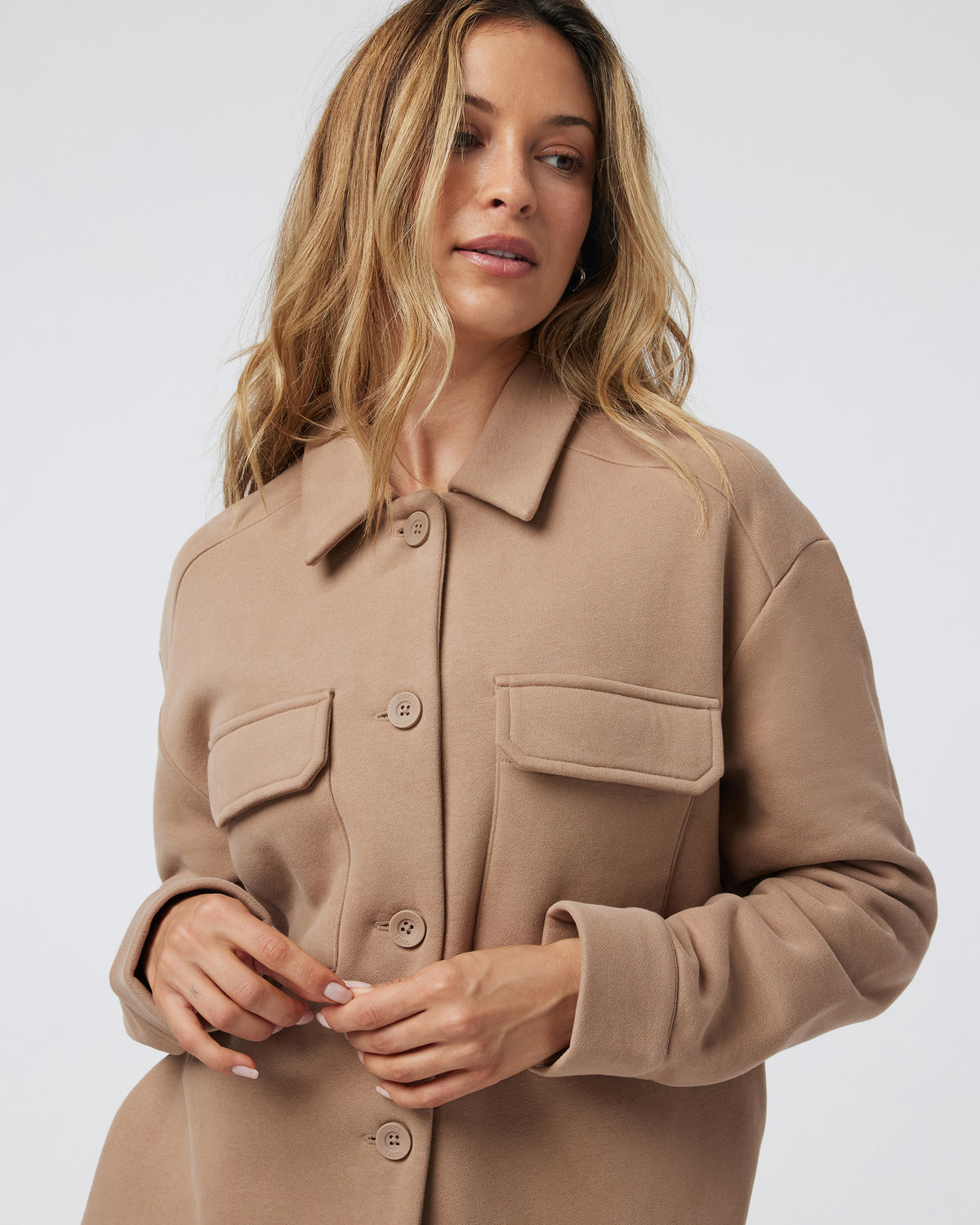 Restore Shirt Jacket Goldenrod French Terry Shirt | Vuori Online