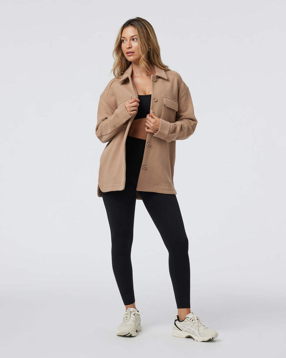 Restore Shirt Jacket Goldenrod French Terry Shirt | Vuori Online