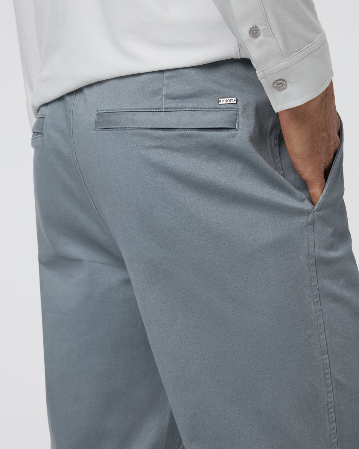 Fletcher Elastic Waist Pant Athletic Slim Fit 30" Dusty Blue | Vuori Online