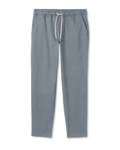 Fletcher Elastic Waist Pant Athletic Slim Fit 30" Dusty Blue | Vuori Online