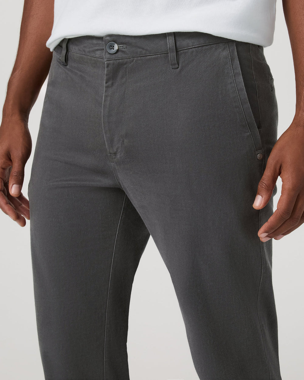 Fletcher Chino Pant Classic 32" Men's Dark Pewter Chino Pants | Vuori Online
