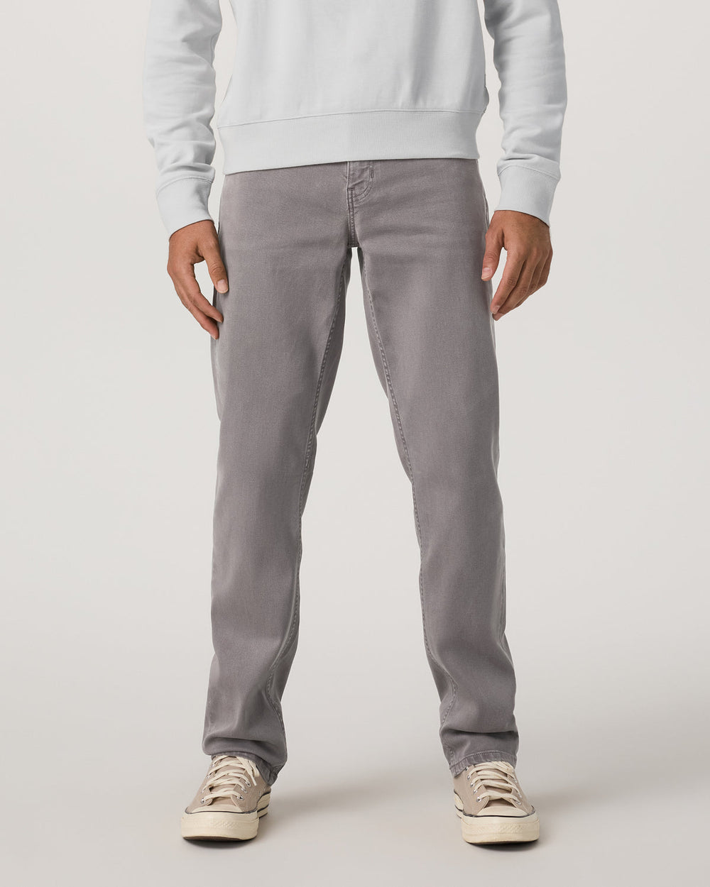 Benton Stretch Twill Pant Classic Fit 32" Cavern Grey Jeans | Vuori US