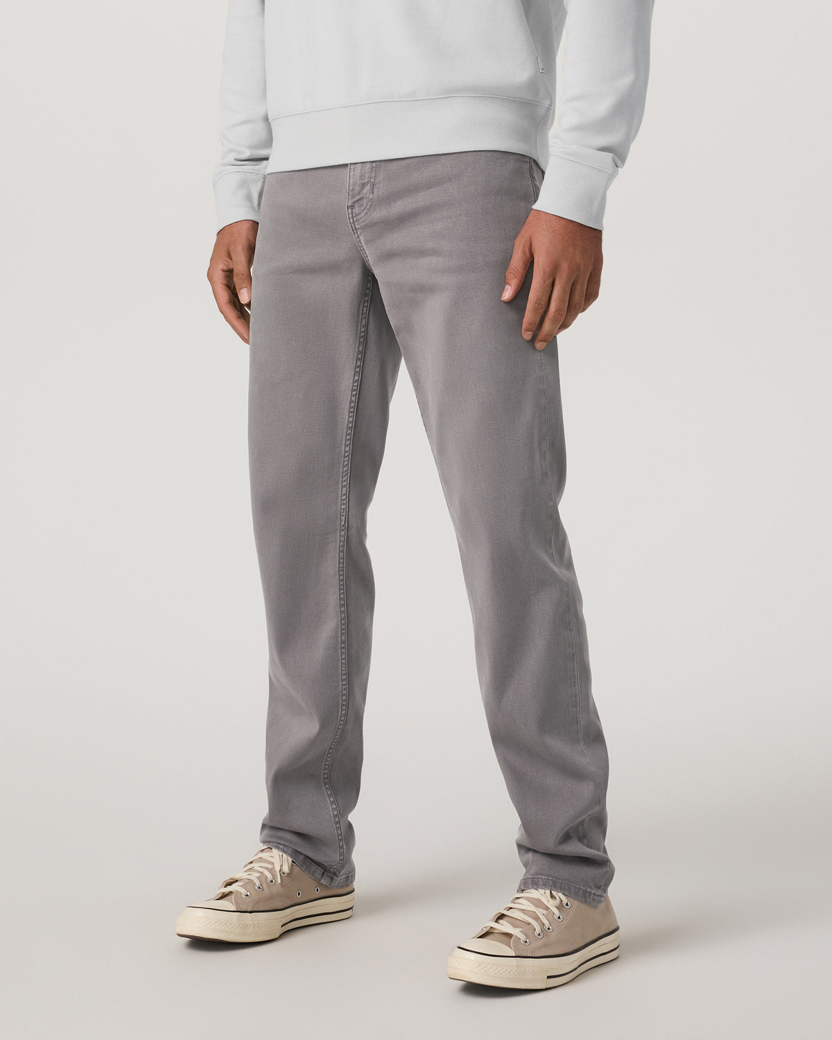 Benton Stretch Twill Pant Classic Fit 32" Cavern Grey Jeans | Vuori US