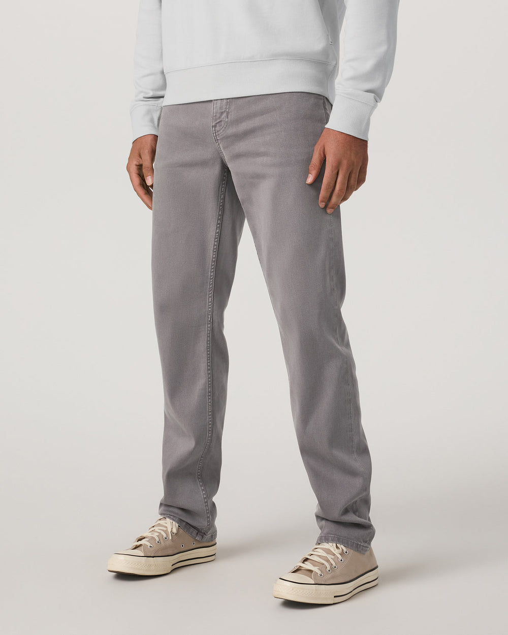 Benton Stretch Twill Pant Classic Fit 32" Cavern Grey Jeans | Vuori US