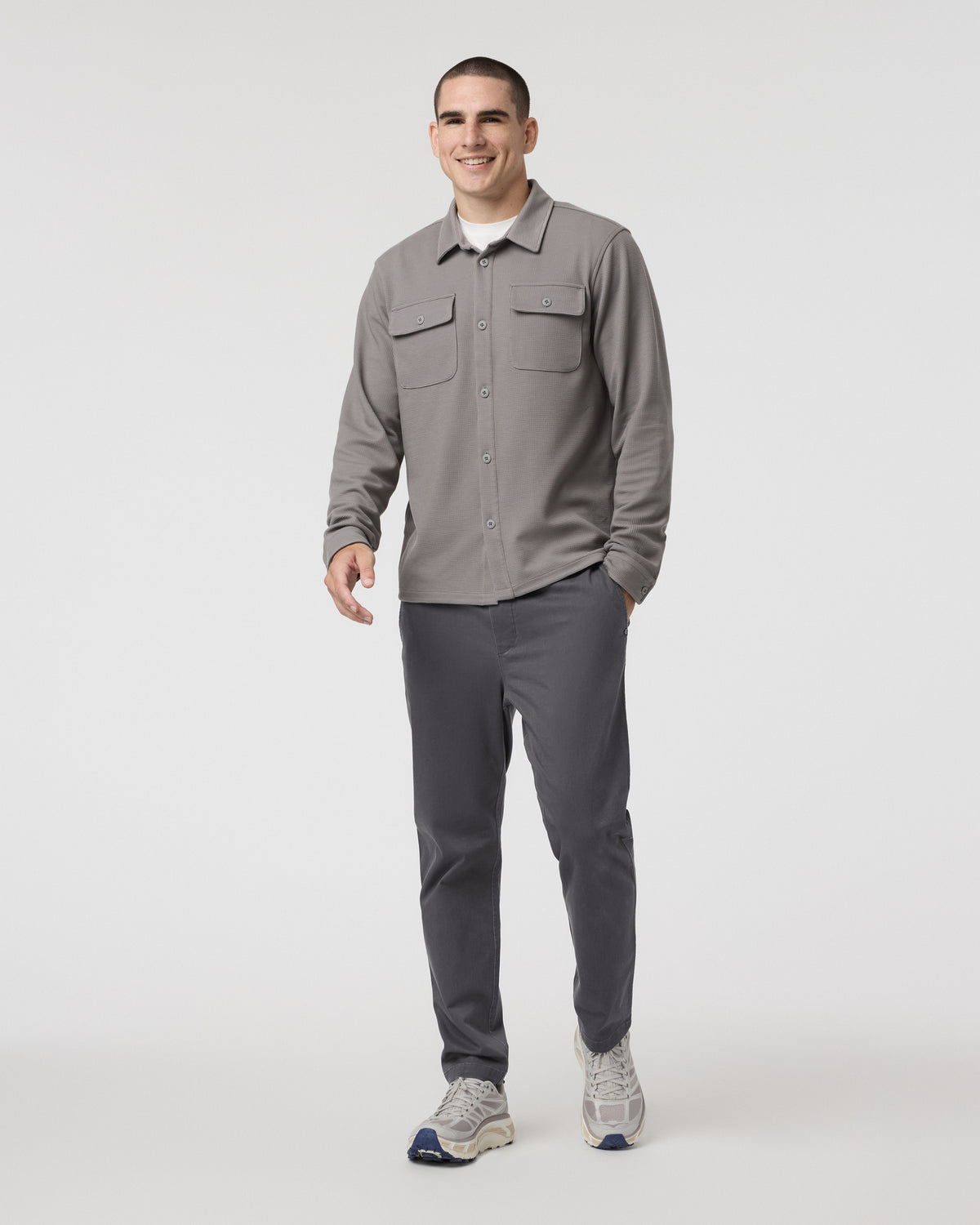 Fletcher Elastic Waist Pant Athletic Slim Fit 30" Dark Pewter | Vuori Sale