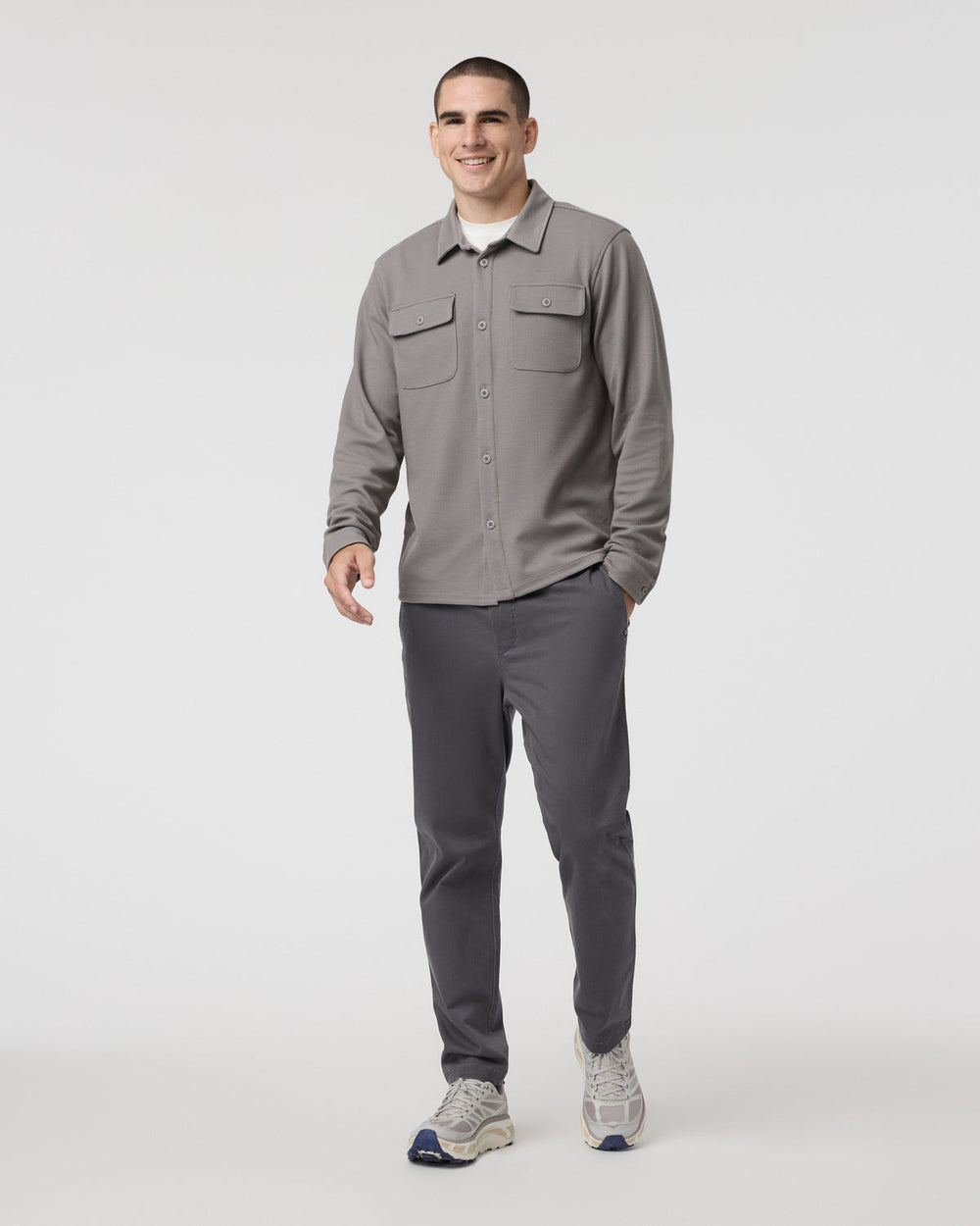 Fletcher Elastic Waist Pant Athletic Slim Fit 30" Dark Pewter | Vuori Sale