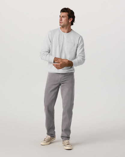 Benton Stretch Twill Pant Classic Fit 30" Cavern Grey Jeans | Vuori US