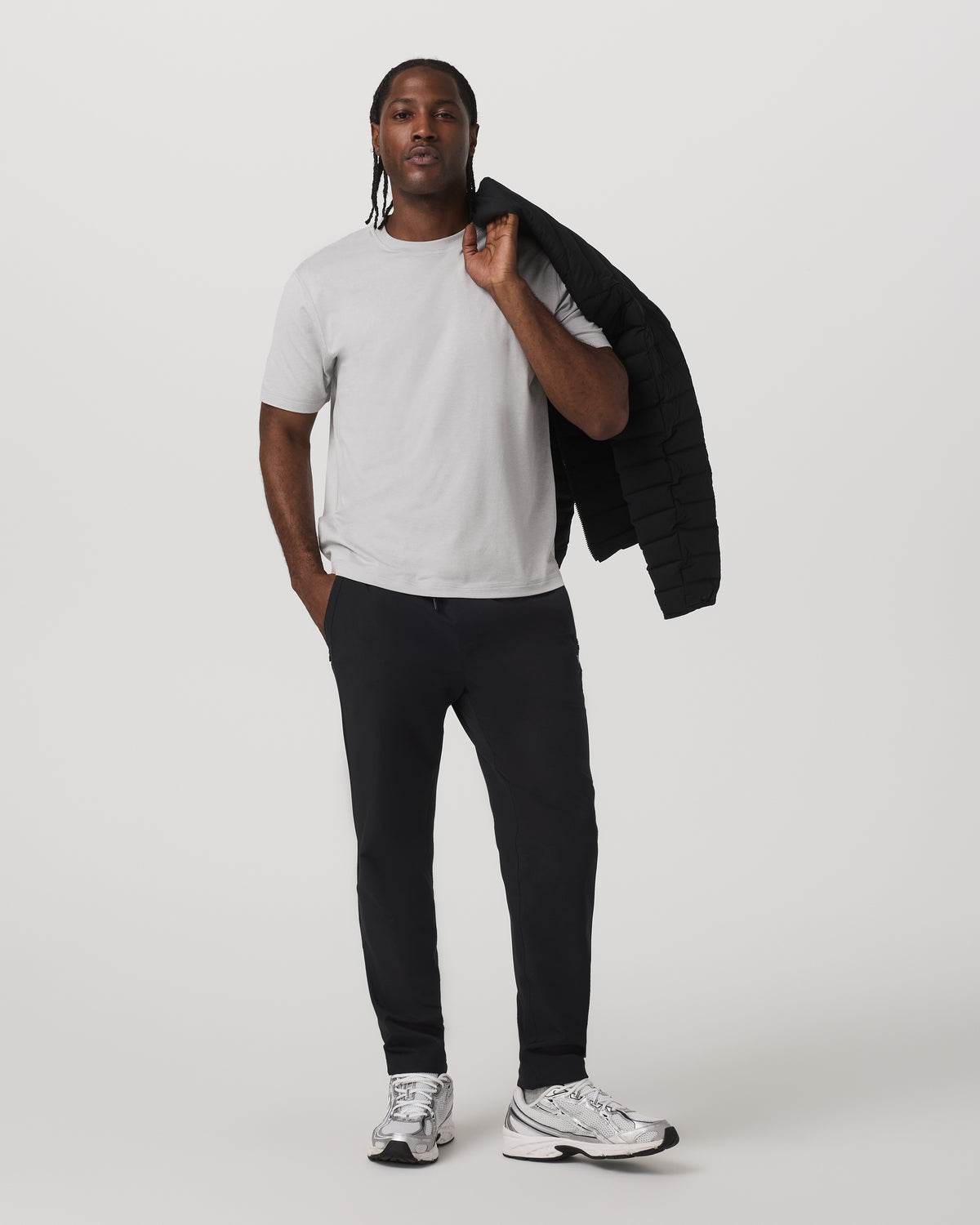 Train Tech HD Pant Classic 29" Men's Black Pants | Vuori Clothing