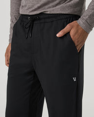 Sunday Performance Track Pant 30" Men's Black Pants | Vuori Online