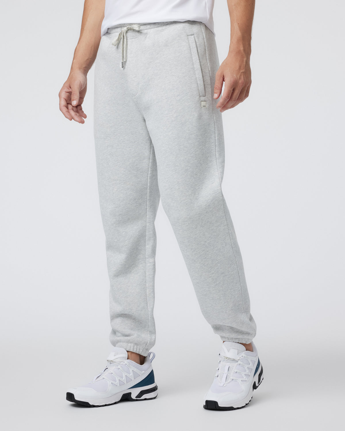 Seaside Sweatpant 28" Men's Light Heather Grey Sweatpant | Vuori Clothing