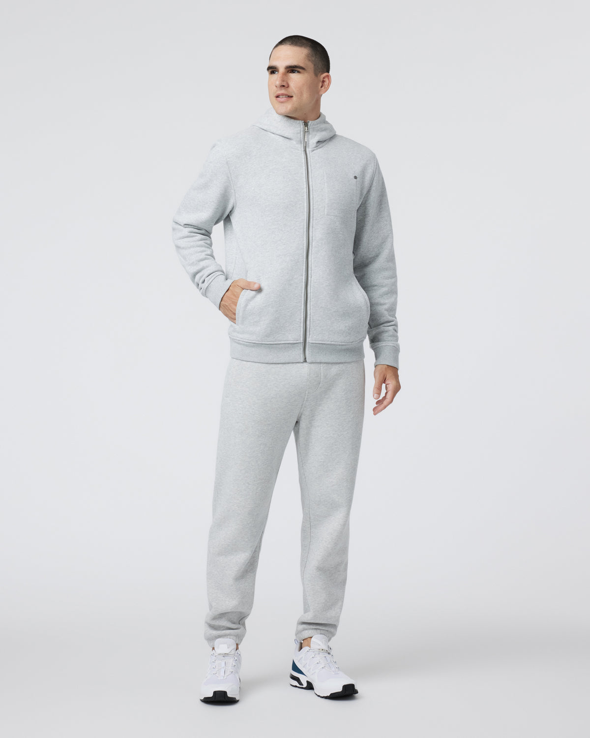 Seaside Sweatpant 28" Men's Light Heather Grey Sweatpant | Vuori Clothing