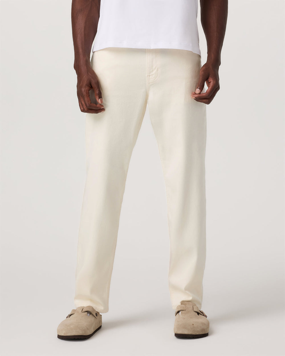 Benton Stretch Twill Pant Classic Fit 32" Natural Jeans | Vuori On sale