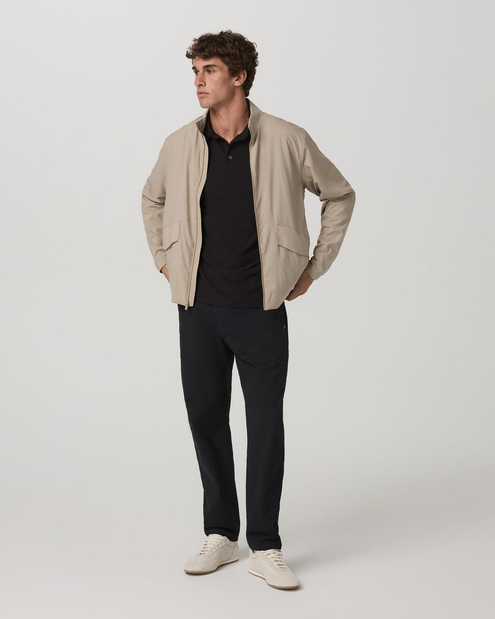 Meta Trouser Classic Fit 30" Men's Black Tailored Pants | Vuori Clothing