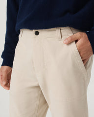 Ridge Pant Classic Fit Men's Bone Casual Utility Pants | Vuori