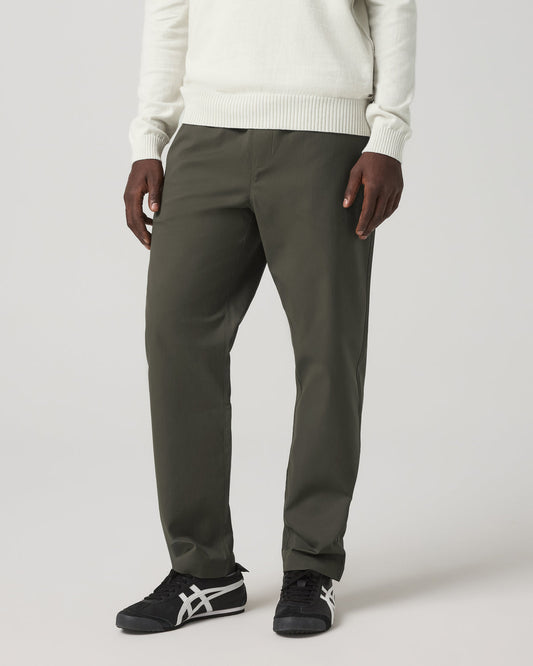 Cascade Elastic Waist Trouser Classic Fit 30" Dark Oregano | Vuori Clothing