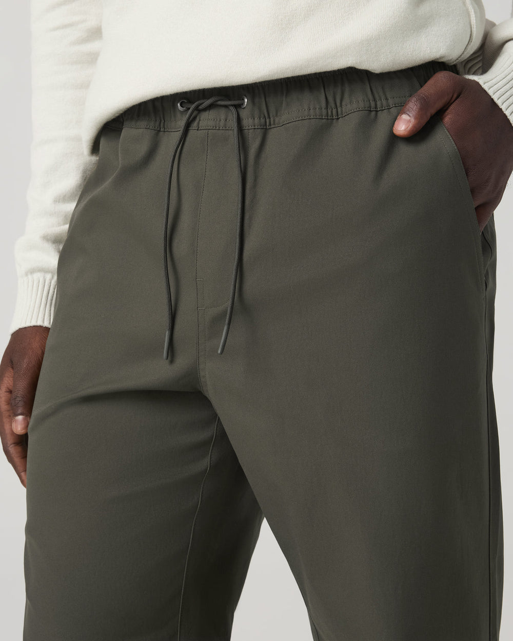 Cascade Elastic Waist Trouser Classic Fit 30" Dark Oregano | Vuori Clothing