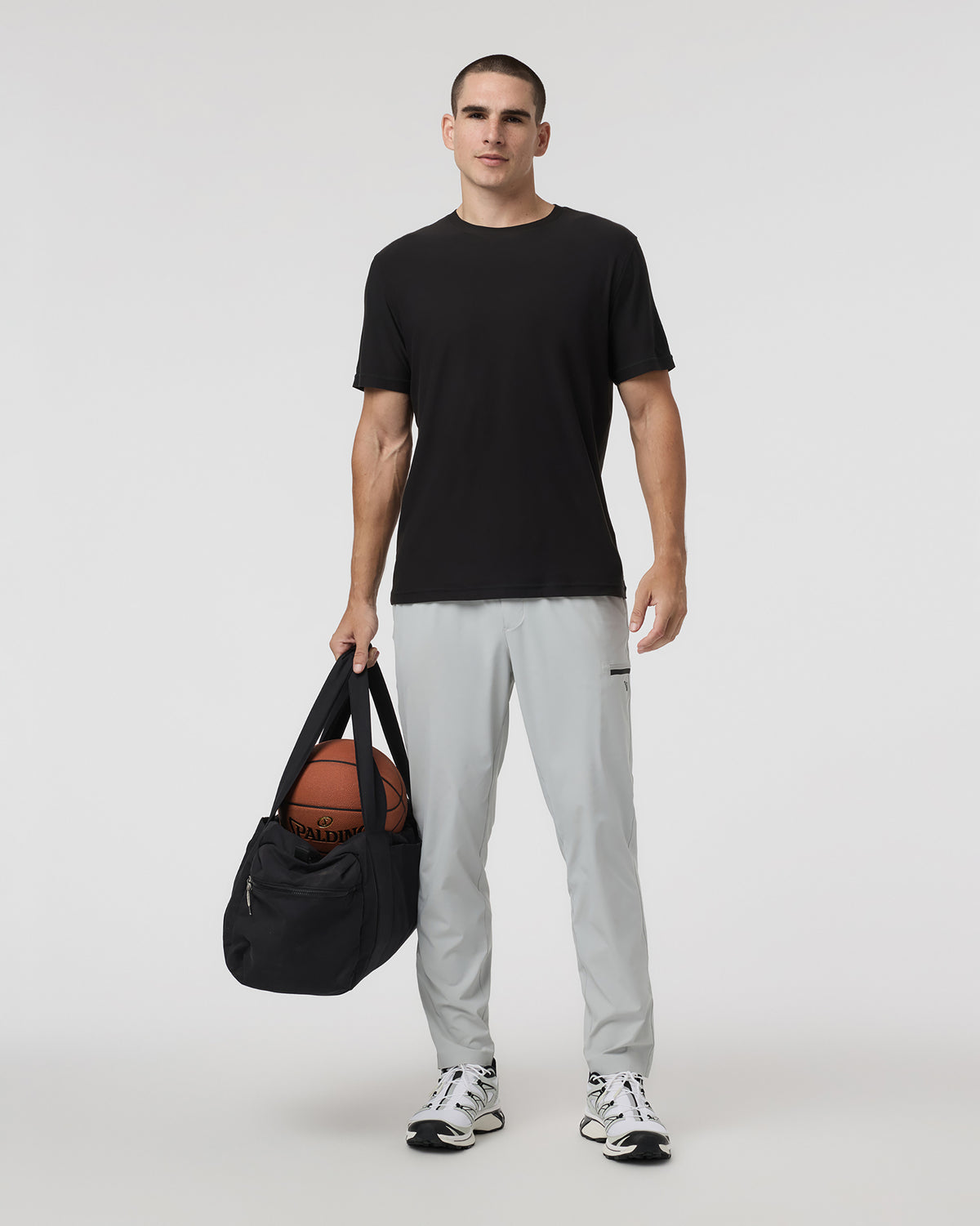 Grafton Pant Unlined Classic Fit 30" Sky Grey | Vuori