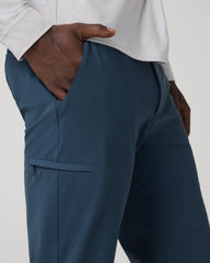 Fleet Trouser Classic Fit 30" Men's Ocean Blue Chino Pant | Vuori Online