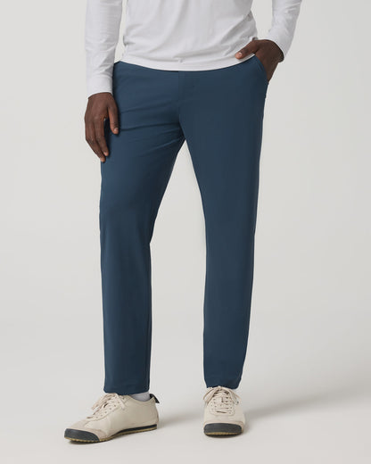 Fleet Trouser Classic Fit 30" Men's Ocean Blue Chino Pant | Vuori Online