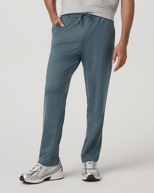 Men's Sunday Performance Track Pant 30" Blue Sea Heather| Vuori | Vuori On sale