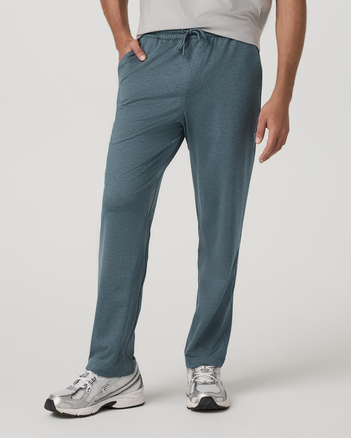 Men's Sunday Performance Track Pant 30" Blue Sea Heather| Vuori | Vuori On sale