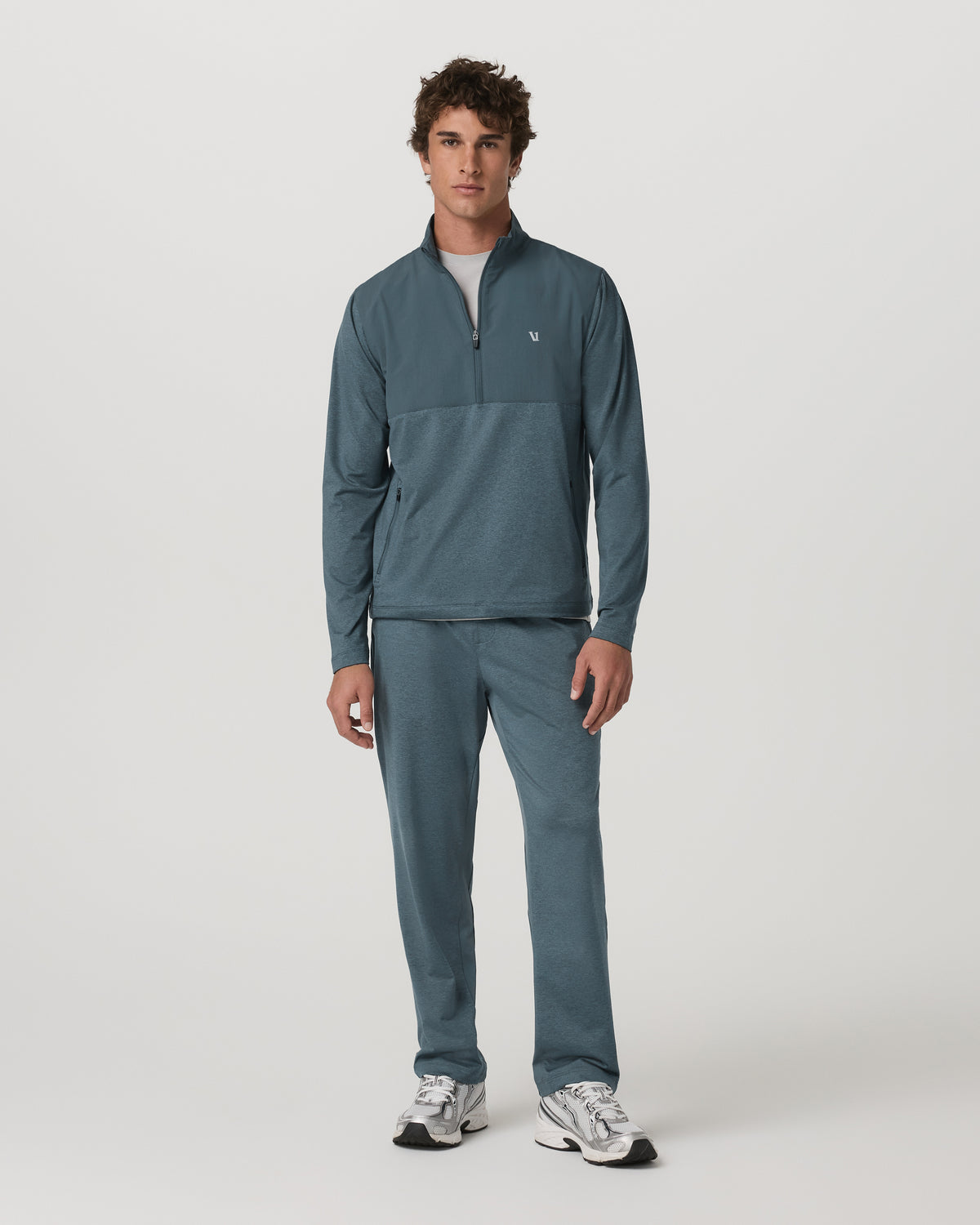 Men's Sunday Performance Track Pant 30" Blue Sea Heather| Vuori | Vuori On sale