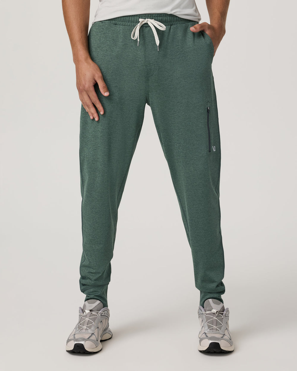 Men's Sunday Performance Jogger 28" Agate Green Heather | Vuori For sale